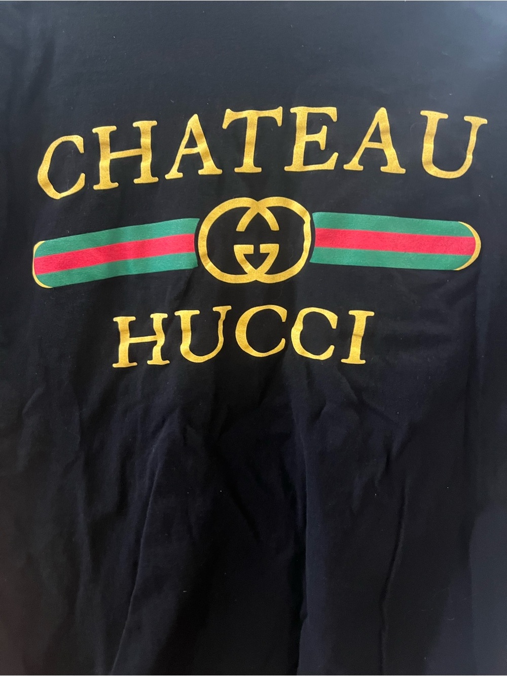 Black Chateau Hucci Graphic Short Sleeve Tee